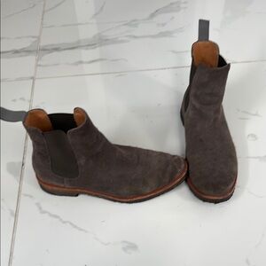 Men's Suede Chelsea Boots - Gray
